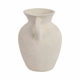 Carlinrose Ivory Paper Mache Vase with Handles