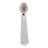 Chathamoak Clear/White Large Decor