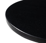 Ionis Black & Antique Silver Accent Table