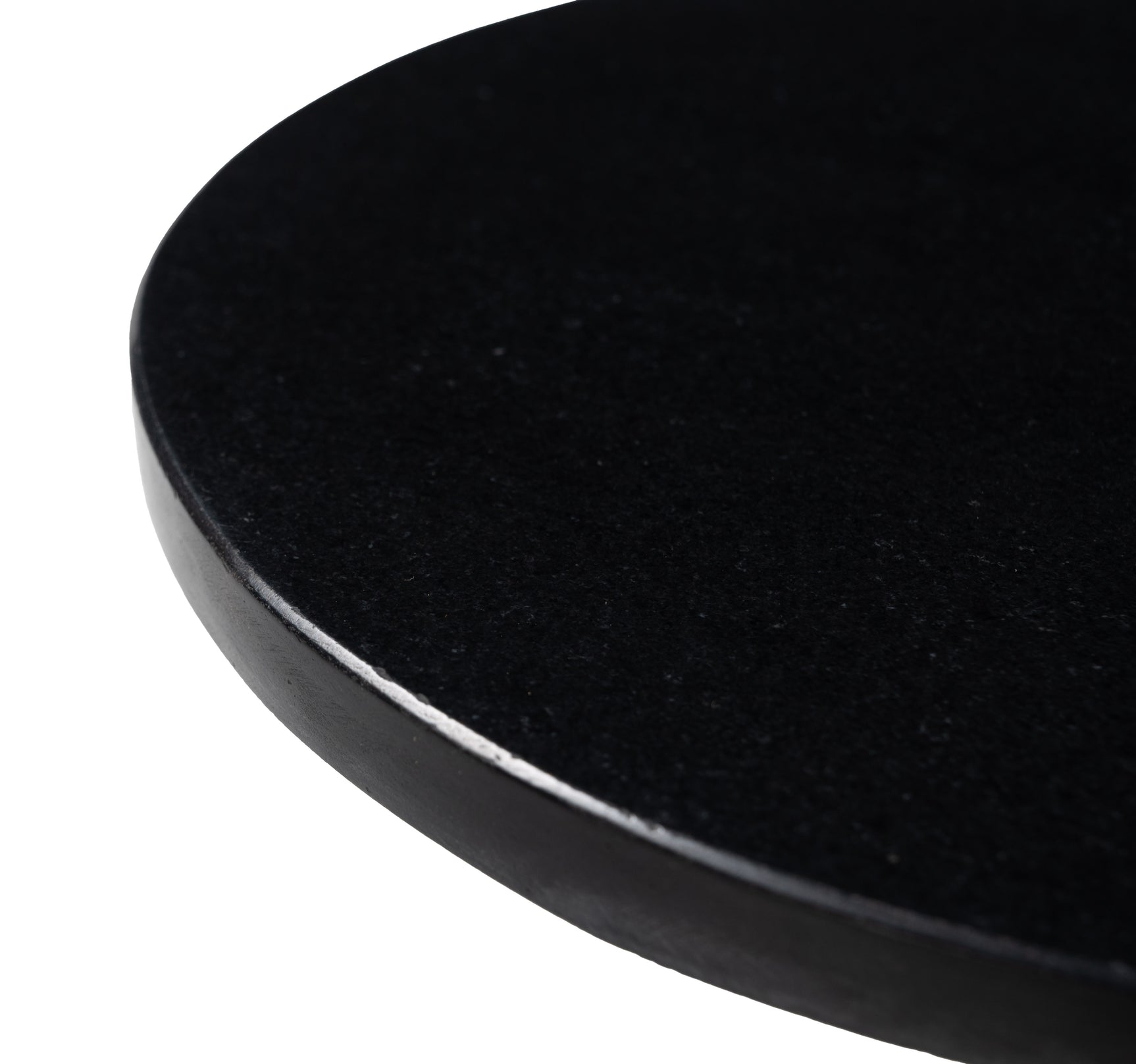 Ionis Black & Antique Silver Accent Table