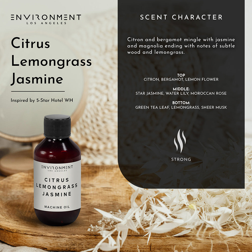 2oz Citrus | Lemongrass | Jasmine Machine Diffusing Oil (Inspired by W Hotel®) - Ornate Home