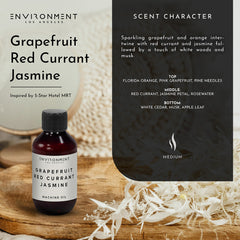 2oz Grapefruit | Red Currant | Jasmine Machine Diffusing Oil (Inspired by Marriott Hotel®) - Ornate Home