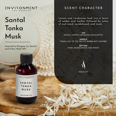 2oz Santal | Tonka | Musk Machine Diffusing Oil (Inspired by Le Labo Santal® and 1 Hotel®) - Ornate Home
