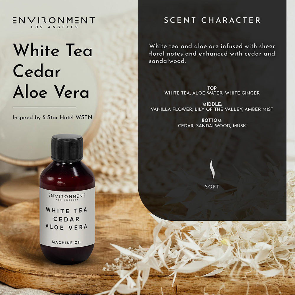 2oz White Tea | Cedar | Aloe Vera Machine Diffusing Oil (Inspired by Westin Hotel®) - Ornate Home