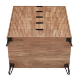 3-Piece DUMBO 5-Drawer Tall Dresser, DUMBO 3-Drawer Standard Dresser and DUMBO Nightstand 2.0 in Golden Brown - Ornate Home