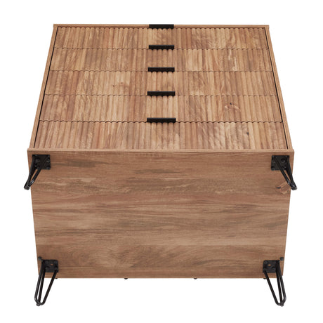 3-Piece DUMBO 5-Drawer Tall Dresser, DUMBO 3-Drawer Standard Dresser and DUMBO Nightstand 2.0 in Golden Brown - Ornate Home