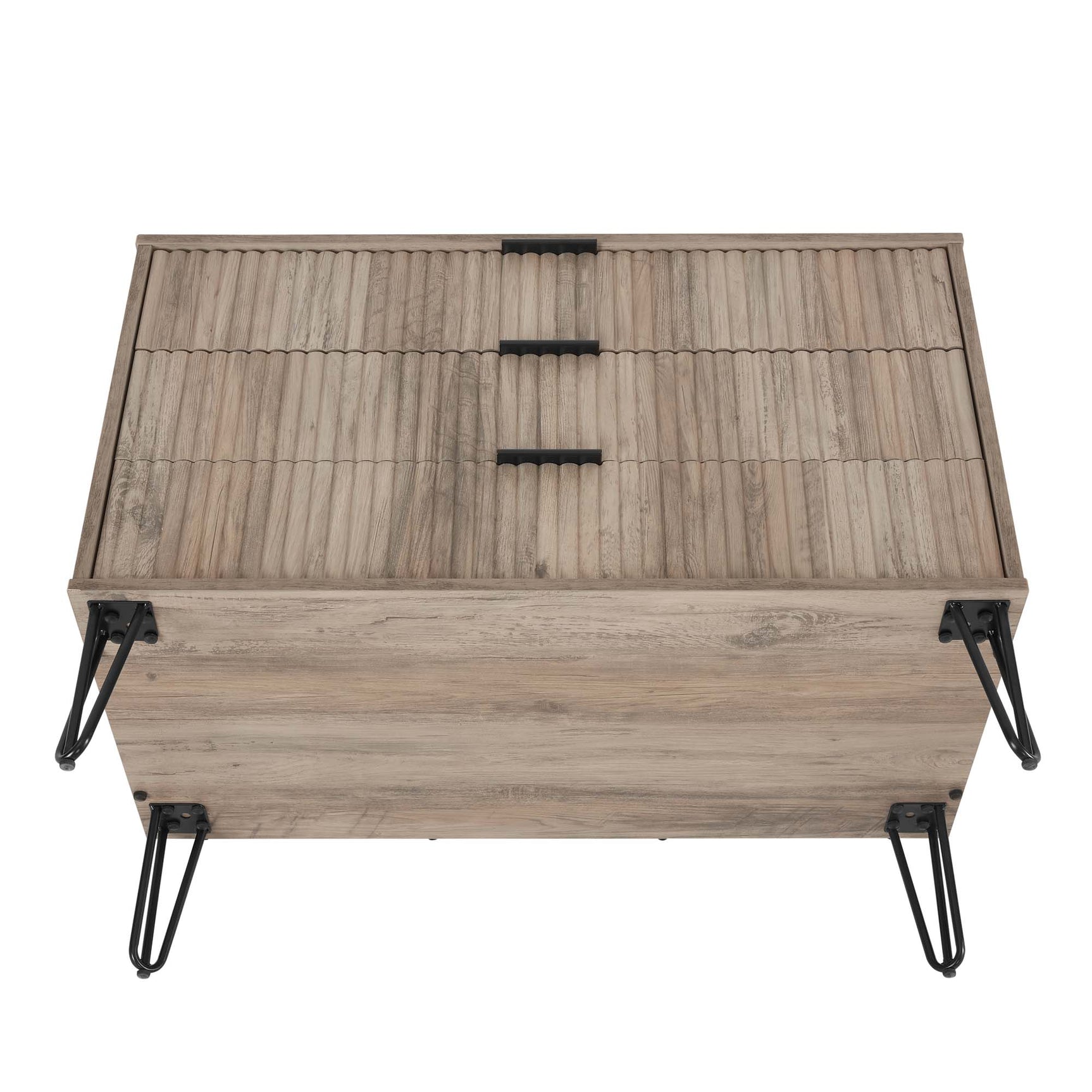 3-Piece DUMBO 5-Drawer Tall Dresser, DUMBO 3-Drawer Standard Dresser and DUMBO Nightstand 2.0 in Rustic Grey - Ornate Home