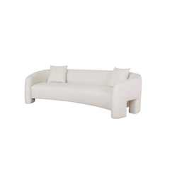 3-Piece Sylvia Sofa and Accent Chair in Angora - Ornate Home