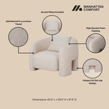 3-Piece Sylvia Sofa and Accent Chair in Gold Dust - Ornate Home