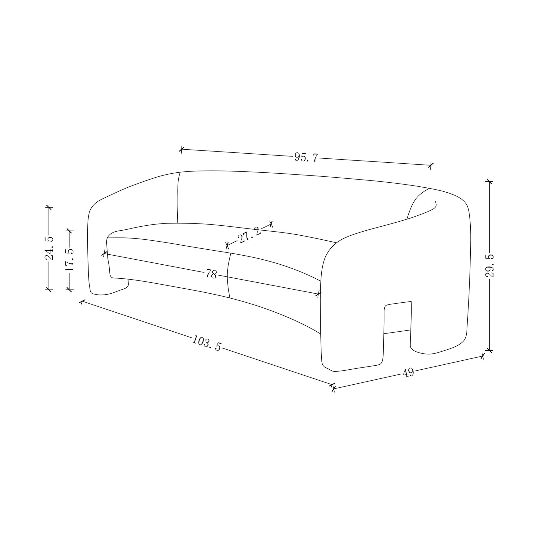 3-Piece Sylvia Sofa and Accent Chair in Gold Dust - Ornate Home