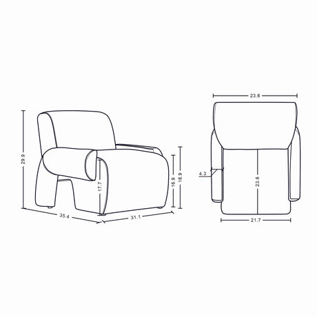 3-Piece Verandah 112" XL Sofa and 2 Accent Chairs in Beige - Ornate Home