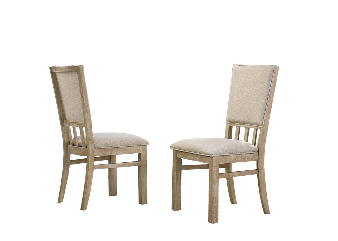 Brutus Wheat 19"W Fabric Dining Chair (Set of 2)