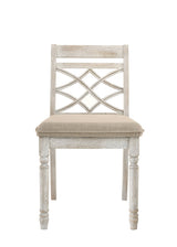 Havanna Off White 19"W Fabric Dining Chair (Set of 2)