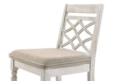 Havanna Off White 19"W Fabric Dining Chair (Set of 2)