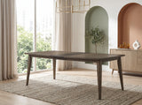 Bistro Vintage Walnut/Dark Walnut 88" Rectangular Extendable Dining Table