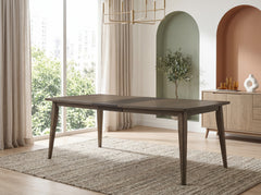 Bistro Vintage Walnut/Dark Walnut 88" Rectangular Extendable Dining Table