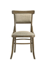 Bistro Vintage Walnut 19"W Fabric Dining Chair (Set of 2)
