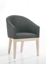 Neroli Gray 23"W Fabric Barrel Accent Chair (Set of 2)