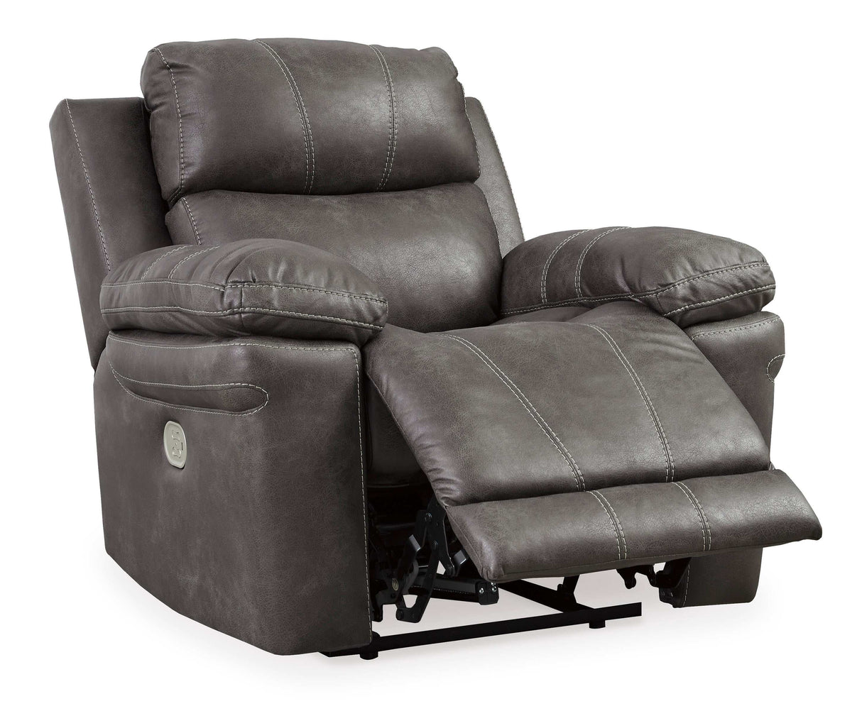 Erlangen Midnight Power Recliner - Ornate Home