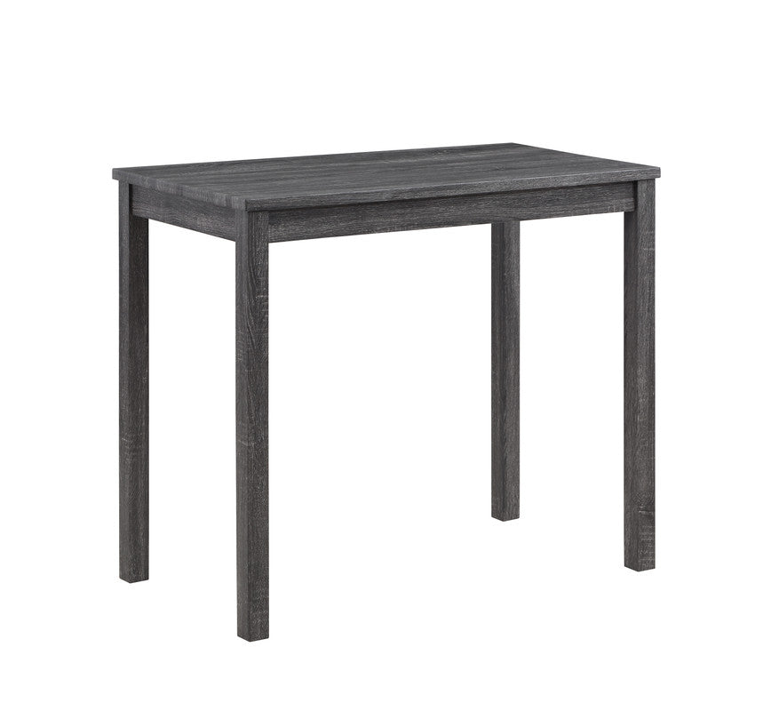 Lux Gray 42" 3-Piece Counter Height Pub Table Set