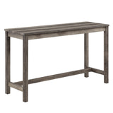 Oriana Brown/Creamy White 60" 4-Piece Counter Height Pub Table Set