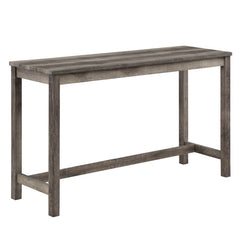 Oriana Brown/Creamy White 60" 4-Piece Counter Height Pub Table Set