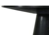 Jasper Ebony Black/Gray 59" 5-Piece Round Dining Set