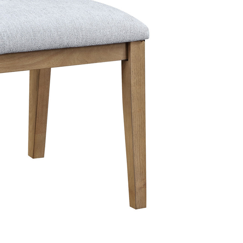 Delphine Gray 19"W Linen Dining Chair (Set of 2)