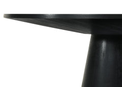 Jasper Ebony Black 47" Round Dining Table