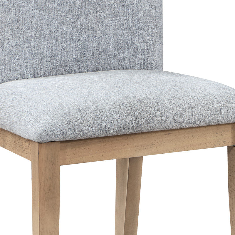Caspian Oak/Gray 19"W Fabric Dining Chair (Set of 2)