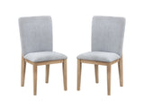 Caspian Oak/Gray 59" 5-Piece Round Dining Set