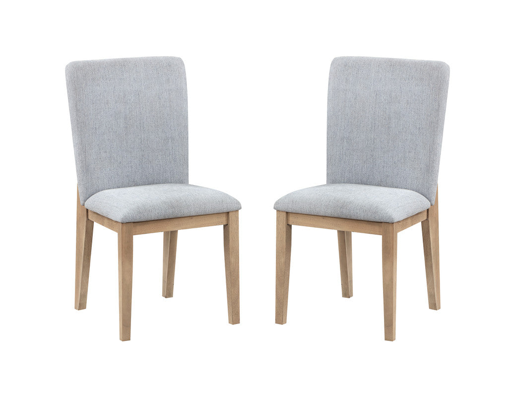 Caspian Oak/Gray 59" 5-Piece Round Dining Set