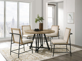 Tate Oak 47" Round Dining Set