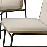 Magnus Oak 18.5"W Fabric Dining Chair (Set of 2)