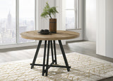 Tate Oak 47" Round Dining Table