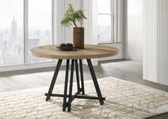Tate Oak 47" Round Dining Table
