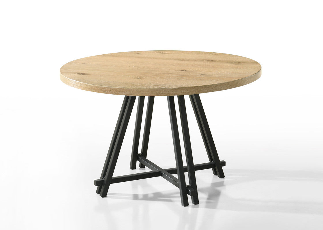 Tate Oak 47" Round Dining Table
