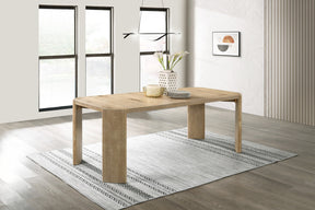 Magnus Oak 84" Rectangular Extendable Dining Table