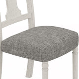 Tannen White/Gray 59" 5-Piece Round Dining Set