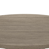 Tannen White/Gray 59" 5-Piece Round Dining Set