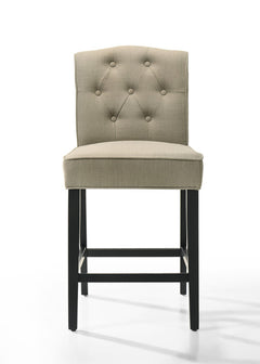 Jasper Beige 23"W Fabric Counter Height Chair (Set of 2)