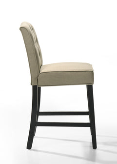 Jasper Beige 23"W Fabric Counter Height Chair (Set of 2)