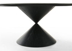 Haven Ebony Black 59" 7-Piece Round Dining Set