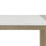 Tabitha Light Oak/Gray 66" 7-Piece Rectangular Dining Set
