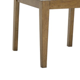 Darla Walnut Oak 19"W Fabric Dining Side Chair (Set of 2)