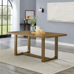 Darla Walnut Oak 72" Rectangular Dining Table