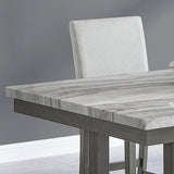 Selena Gray 60" 7-Piece Counter Height Dining Set