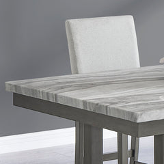 Selena Gray 60" 7-Piece Counter Height Dining Set