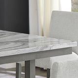 Selena Gray 60" 7-Piece Counter Height Dining Set