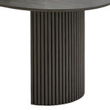 Valencia Gray/Dark Gray 80" 7-Piece Oval Dining Set